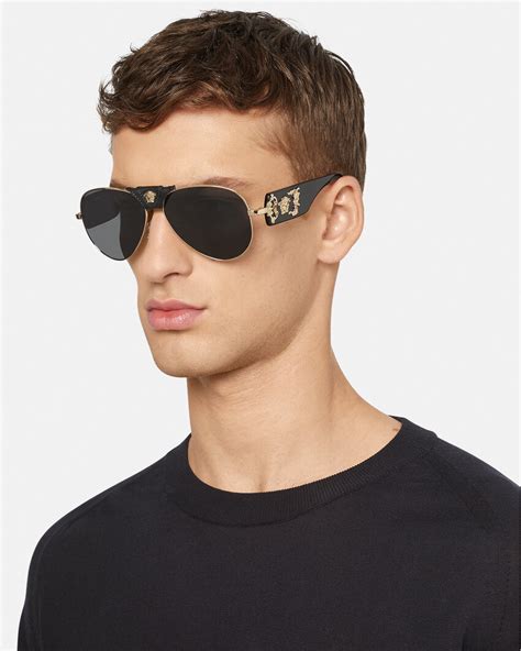 clear versace sunglasses mens|authentic Versace unisex sunglasses.